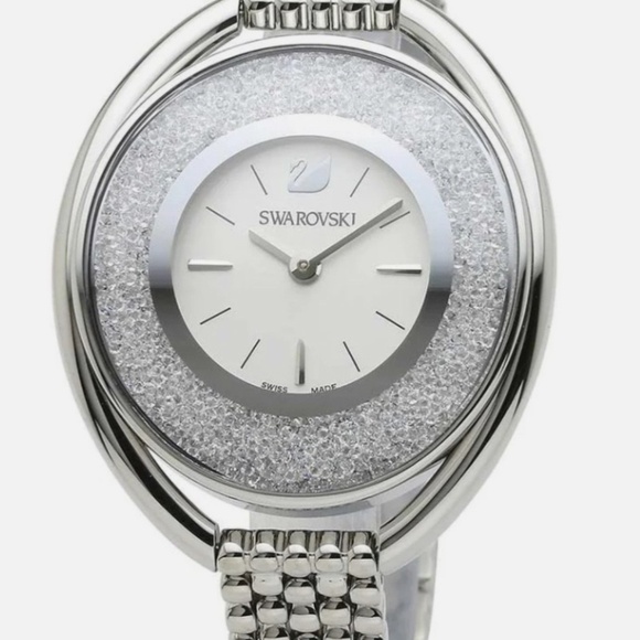 ✨ Swarovski Crystalline Oval Watch – Silver Tone – Used - Picture 2 of 2